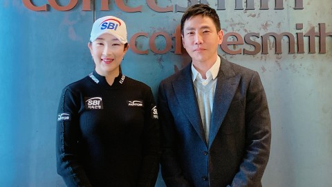 LPGA US여자오픈 우승 김아림과 함께 행보하는 커피스미스